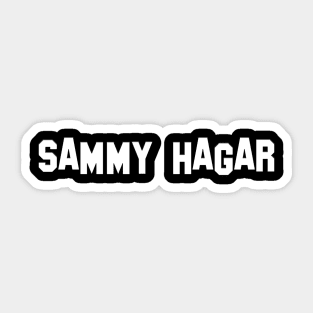 Sammy Hagar Hollywood Sign Style Sticker